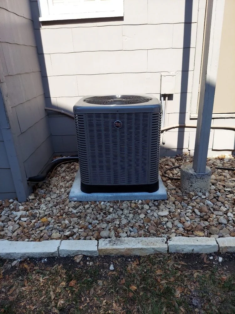 Outdoor air conditioning unit installed in Bexar County, Texas