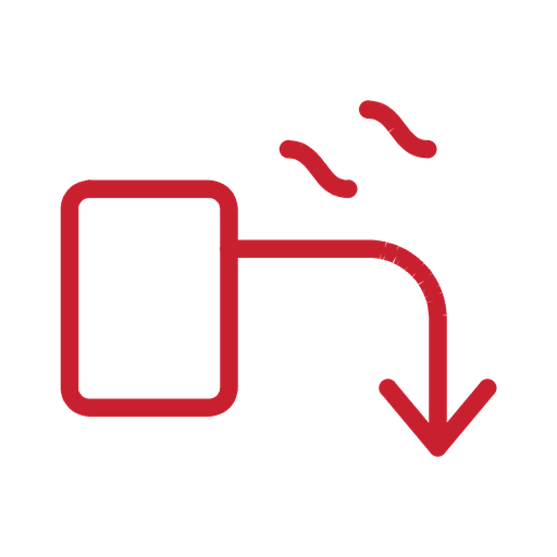 exhaust path icon